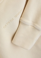 Canada Goose Muskoka Hooded Cotton Sweatshirt Cream