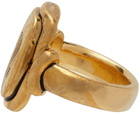 Dsquared2 Gold Vintage 'D2' Ring