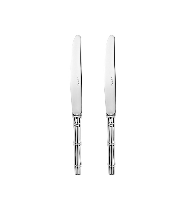 Photo: Gucci Set of 2 silver-plated knives