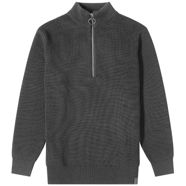 Photo: Barbour x Norse Projects Half Zip Knit