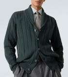 Kiton Rib-knitted cashmere cardigan