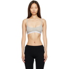 Calvin Klein Collection Gray Sienna Deconstruced Bra