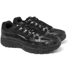 Nike - P-6000 Leather, Mesh and Rubber Sneakers - Black