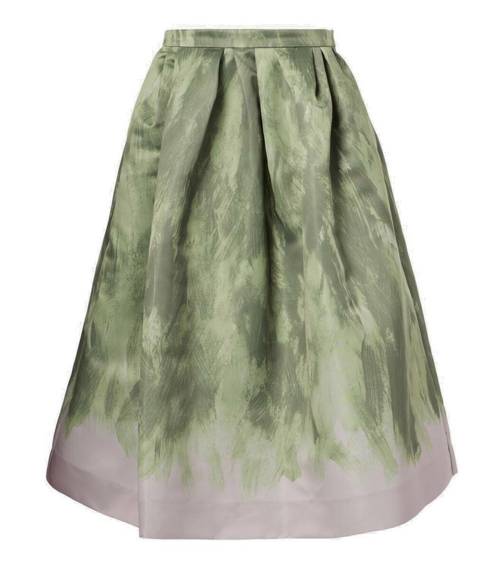 Photo: Dries Van Noten Satin midi skirt