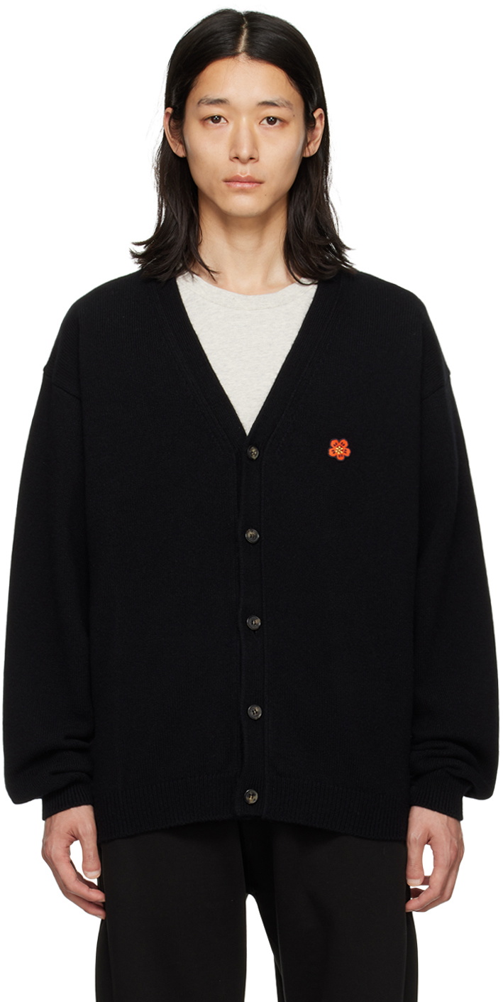 Kenzo Black Kenzo Paris Boke Flower Cardigan Kenzo