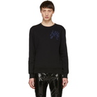 Alexander McQueen Black Embroidered Logo Sweatshirt