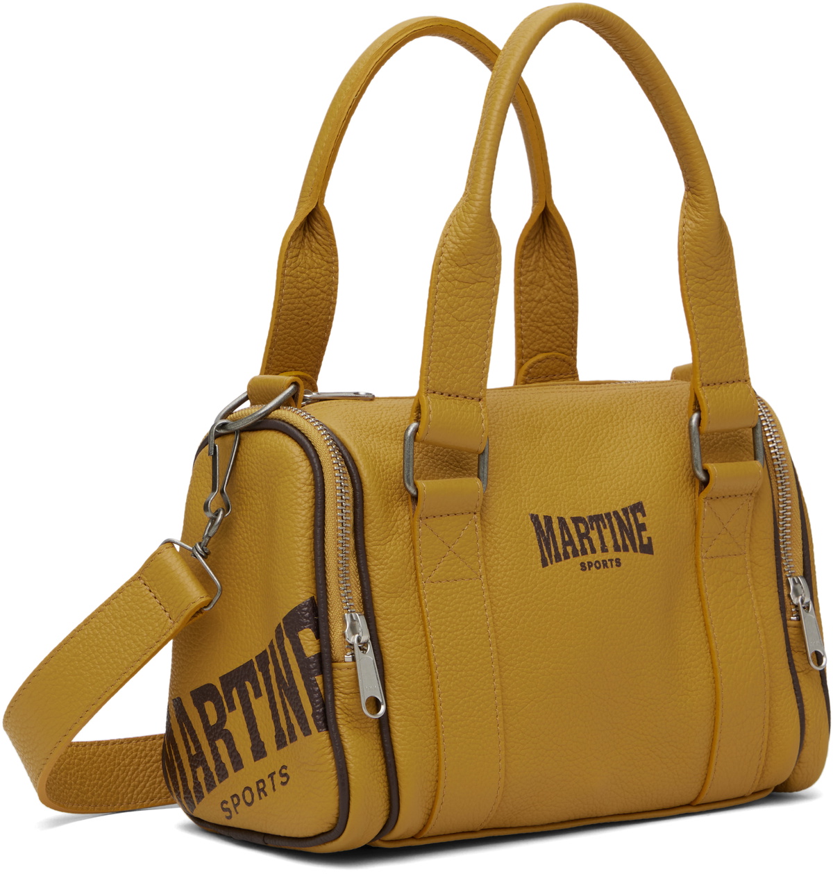 【専門】Martine Rose レザーバッグ Martine Rose Galaxy Leather Top Handle Bag in Yellow for Men | Lyst