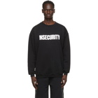 VETEMENTS Black Print Insecurity Sweatshirt