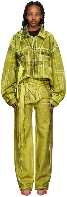 Photo: Ottolinger SSENSE Exclusive Yellow & Black Denim Jacket