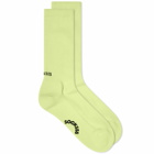 Socksss Men's V001 Tennis Sock in Sour Apple