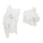 Ingy Stockholm White Object No. 135 Asymmetric Earrings