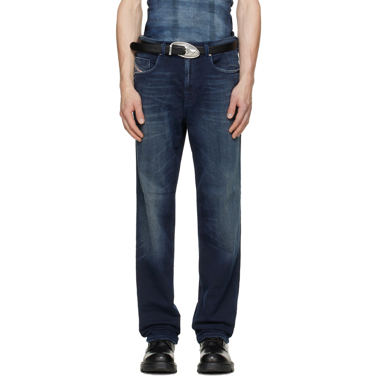 Diesel Blue Regular Regular Waist 2090 D-Veekley Jogg Jeans
