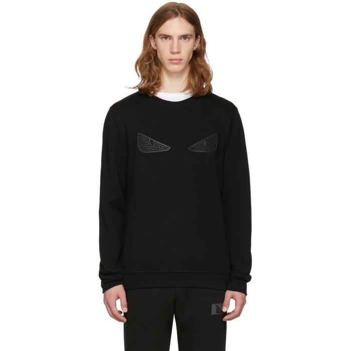 Photo: Fendi Black Bag Bug Pullover