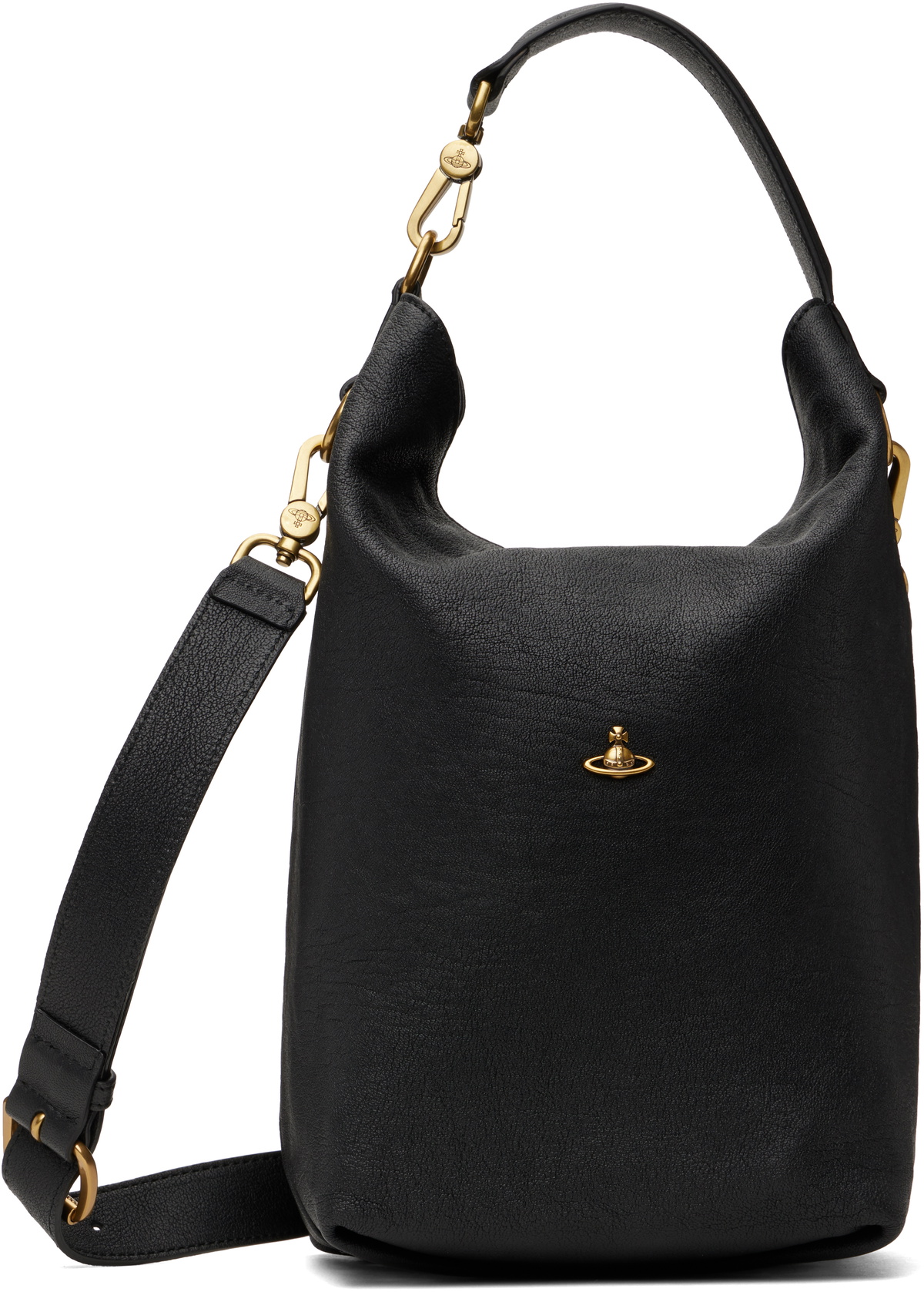 ★Vivienne Westwood★ Sam Cross Bag Black 4C020001US000DN403 Vivienne Westwood Black Sam Crossbody Bag Vivienne Westwood