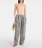 Loewe Paula's Ibiza Rio suede slip-on shoes