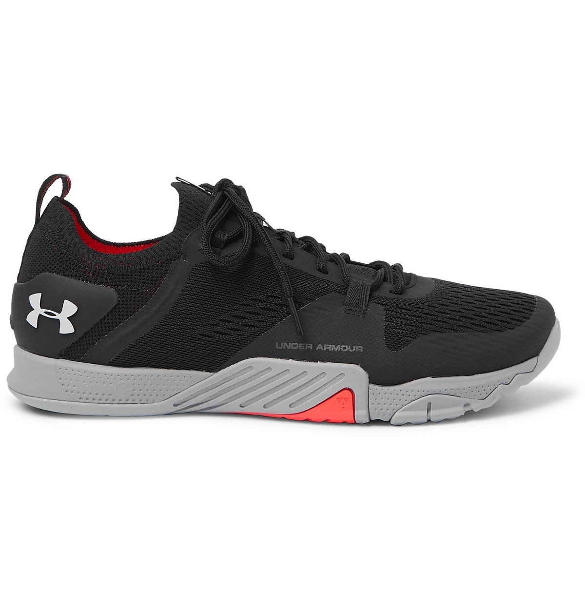 Photo: Under Armour - UA TriBase Reign 2 Mesh and Rubber Sneakers - Black