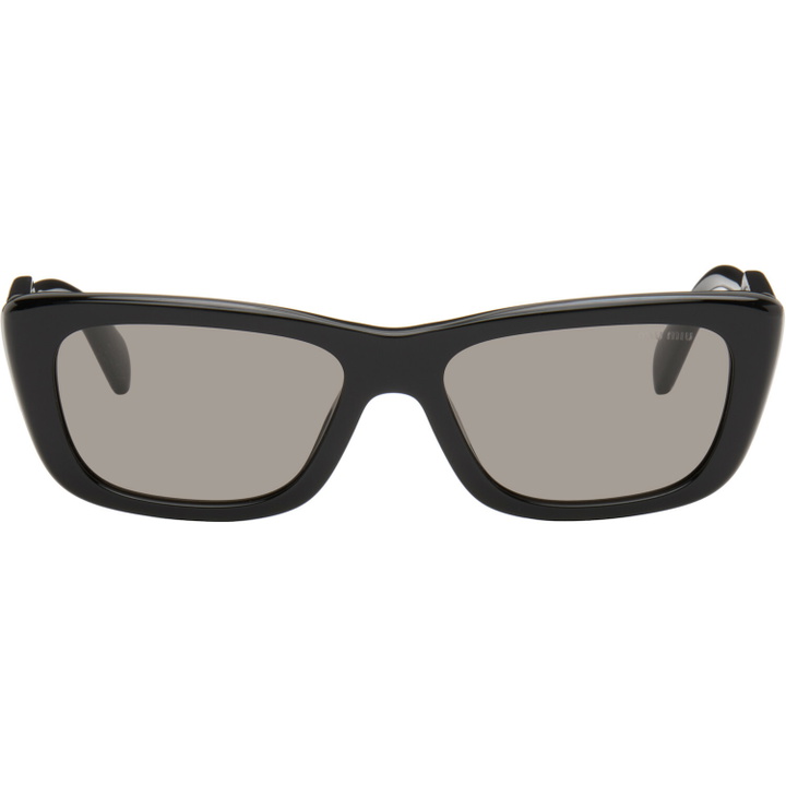 Photo: Miu Miu Eyewear Black 'Miu Miu Eyewear Collection' Sunglasses