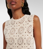 Frame The Crochet cotton top