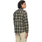 Reese Cooper Green Flannel Check Shirt