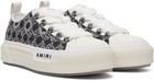 AMIRI White & Gray MA Quad Court Low Sneakers