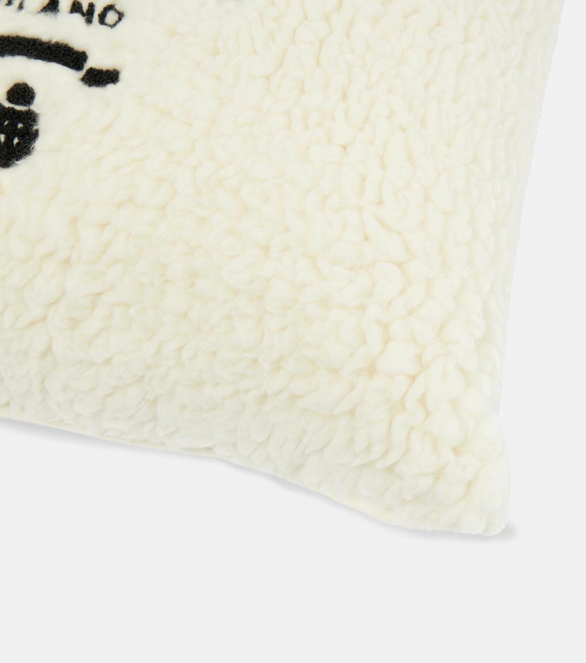 Prada Logo wool, silk and cashmere cushion