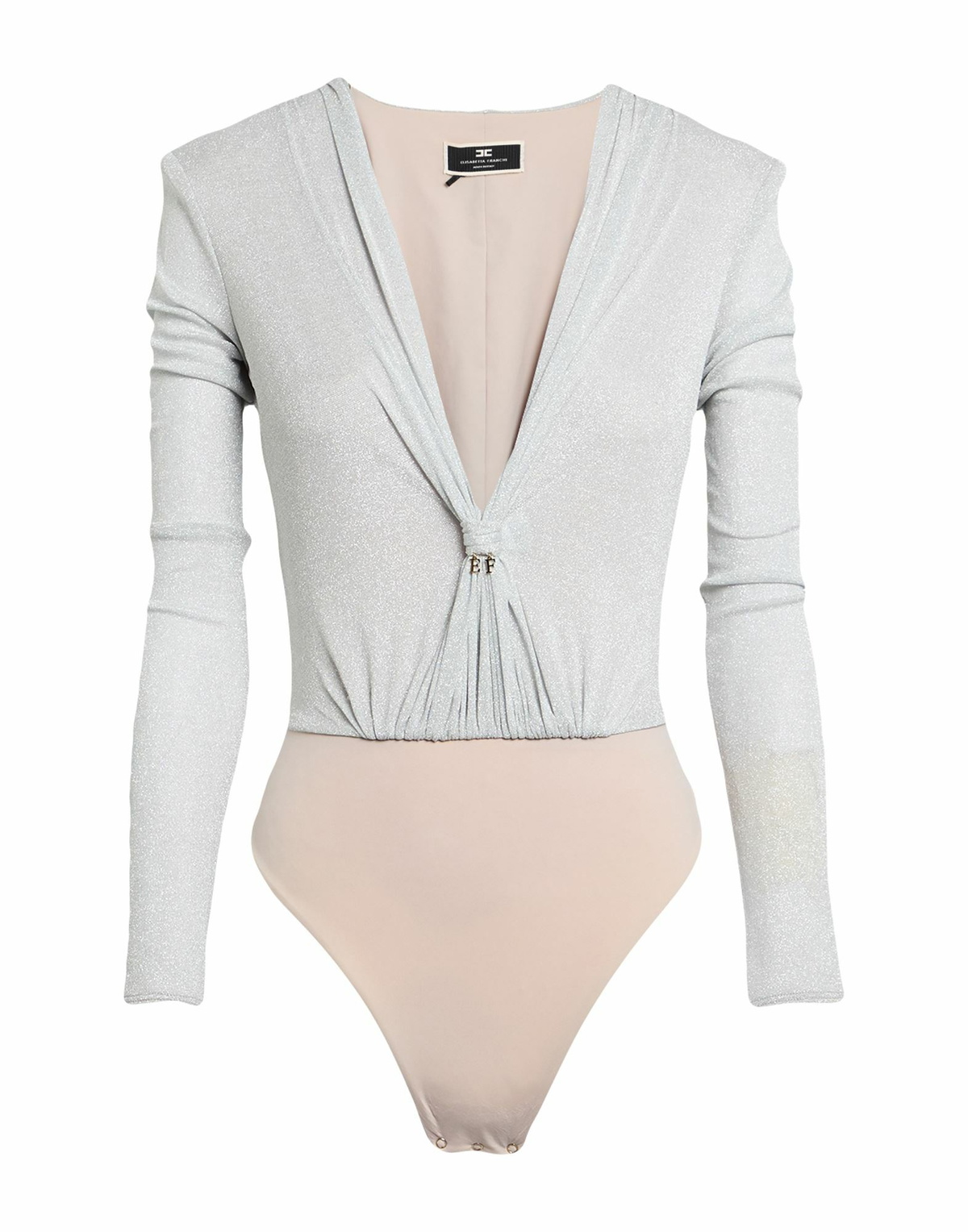 Elisabetta Franchi Womens Bodysuit Light in Grey