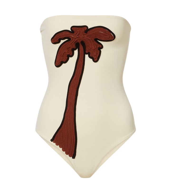Photo: Johanna Ortiz Embroidered swimsuit