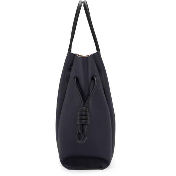 Loewe Black Medium Flamenco Knot Tote Bag Loewe