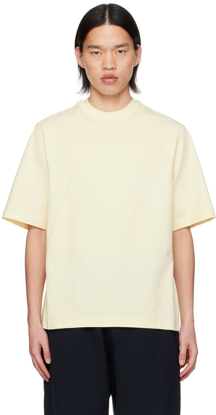 Photo: Burberry Yellow Striped T-Shirt