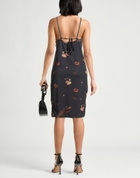 Soulland Womens Midi dress in Black