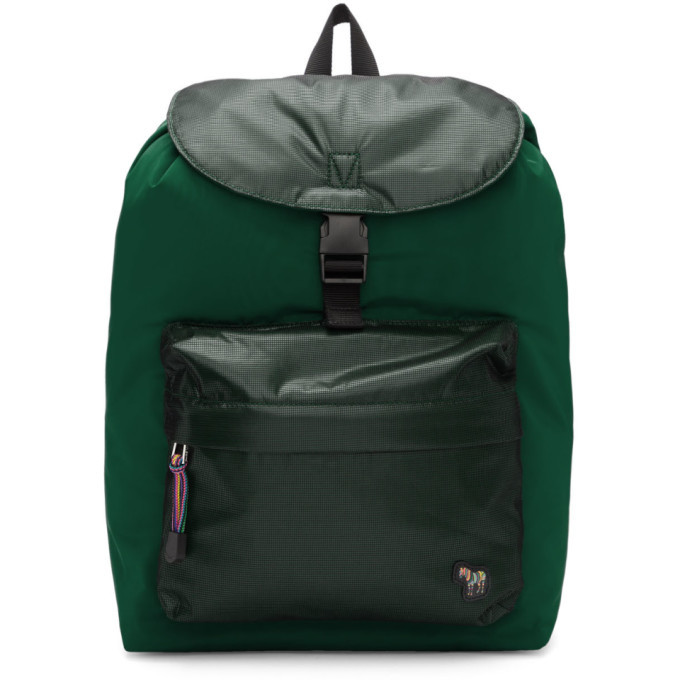 PS by Paul Smith Green Zebra Backpack PS by Paul Smith