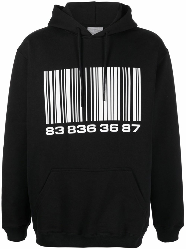 Photo: VTMNTS - Sweatshirt With Barcode Print