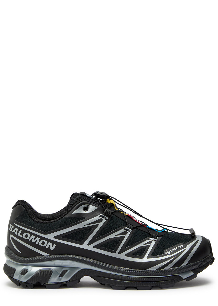 Salomon XT-6 Gtx Panelled Mesh Sneakers Black