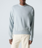 Auralee Cotton, wool and silk sweatshirt