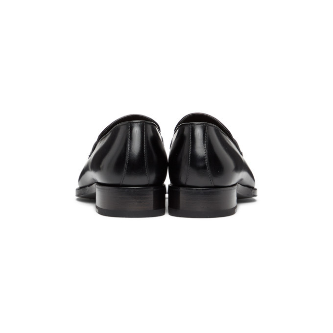 Tom Ford Black Twisted Elkan Loafers TOM FORD display picture 3