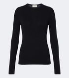 Lisa Yang Vivian cotton and cashmere top