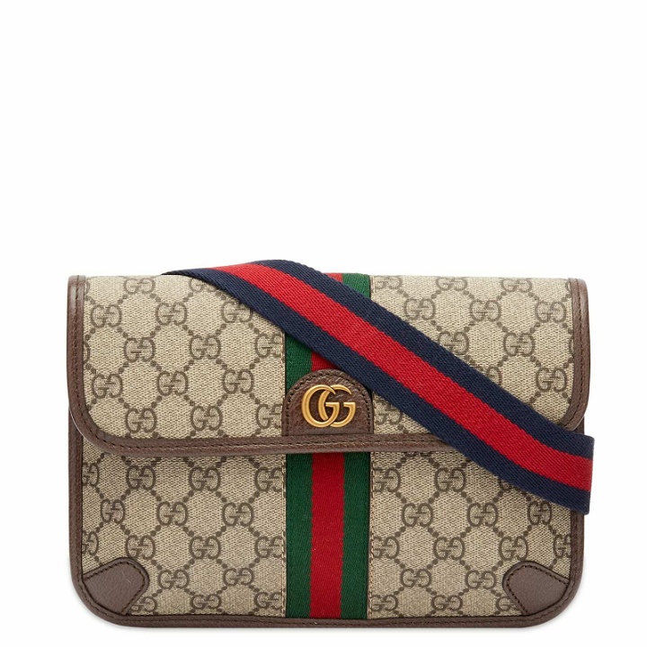 Photo: Gucci Men's Ophidia GG Monogram Belt Bag in Beige