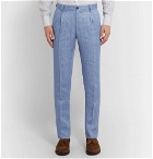 Tod's - Light Blue Linen Suit Trousers - Blue