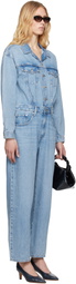 Levi's Blue Baggy Denim Jumpsuit