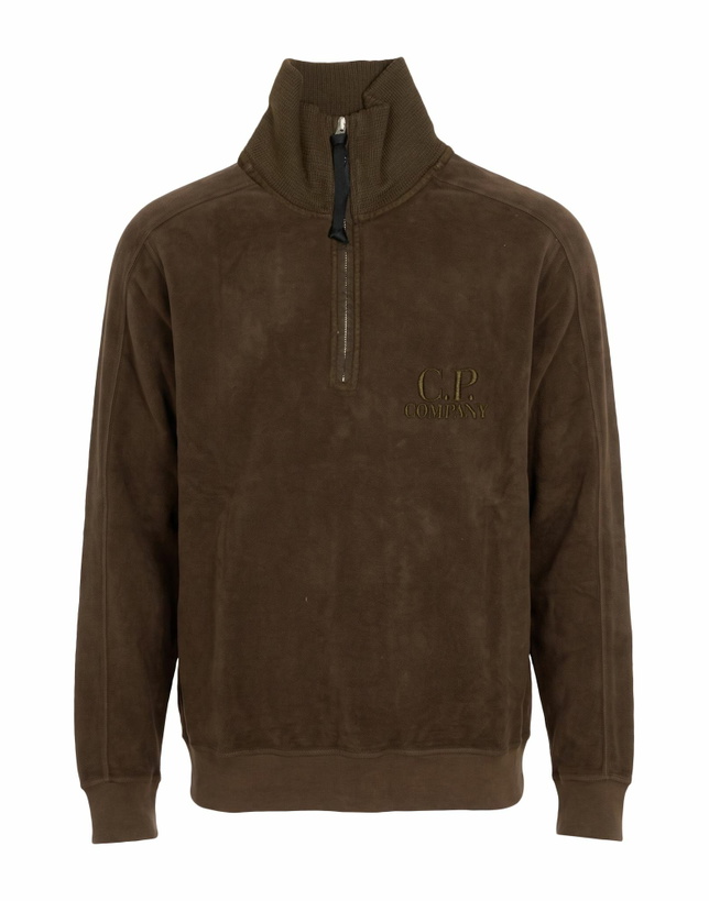 Photo: C. p. Company Mens Sweatshirt Dark in Green