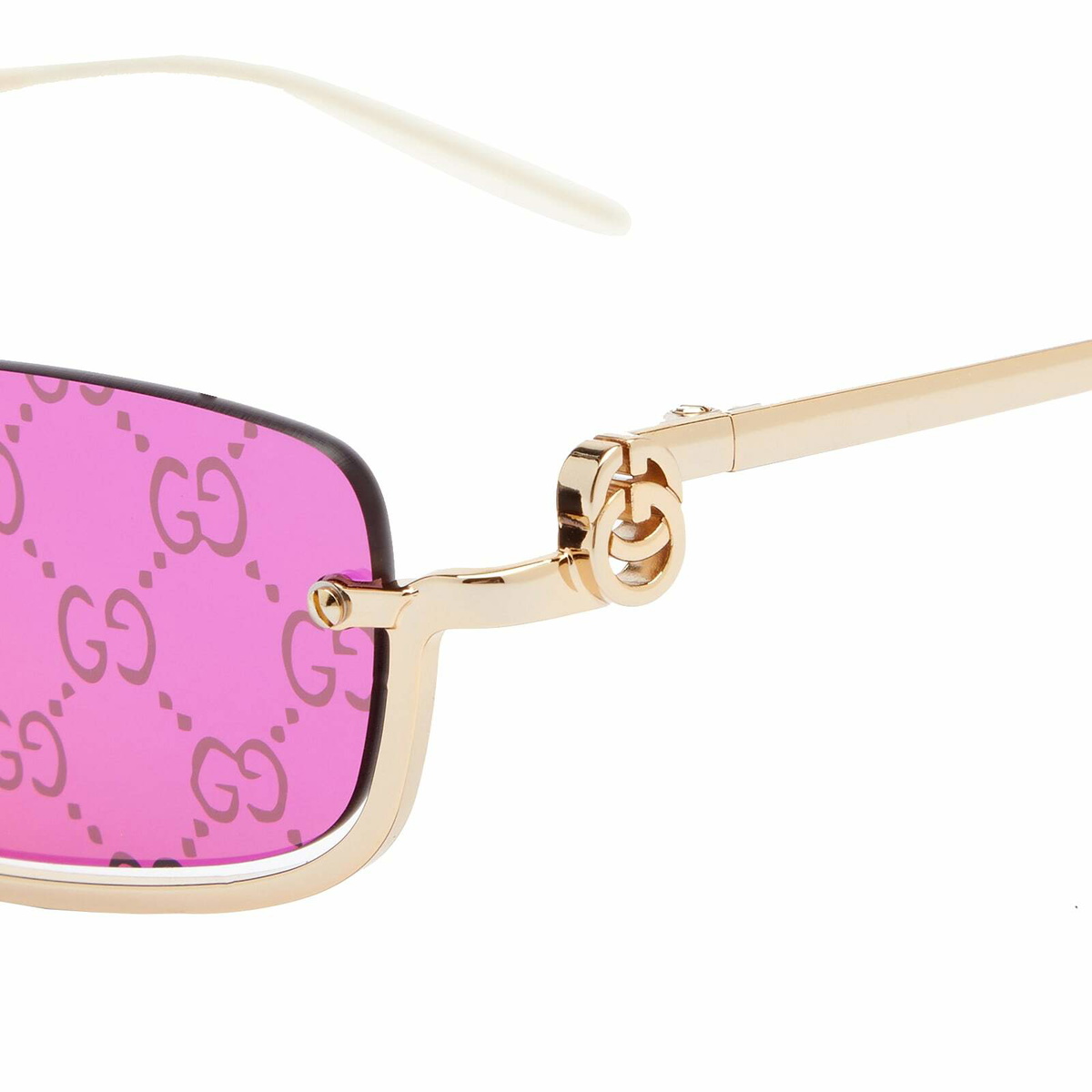 New Gucci Women\'s Sunglasses
Gold Metal Round Shape Frame
Pink Lens GG12… Gucci Pink Sunglasses for Women for sale | eBay main image 3