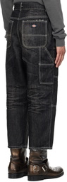 Thug Club Black Dickies Edition Double Knee Jeans