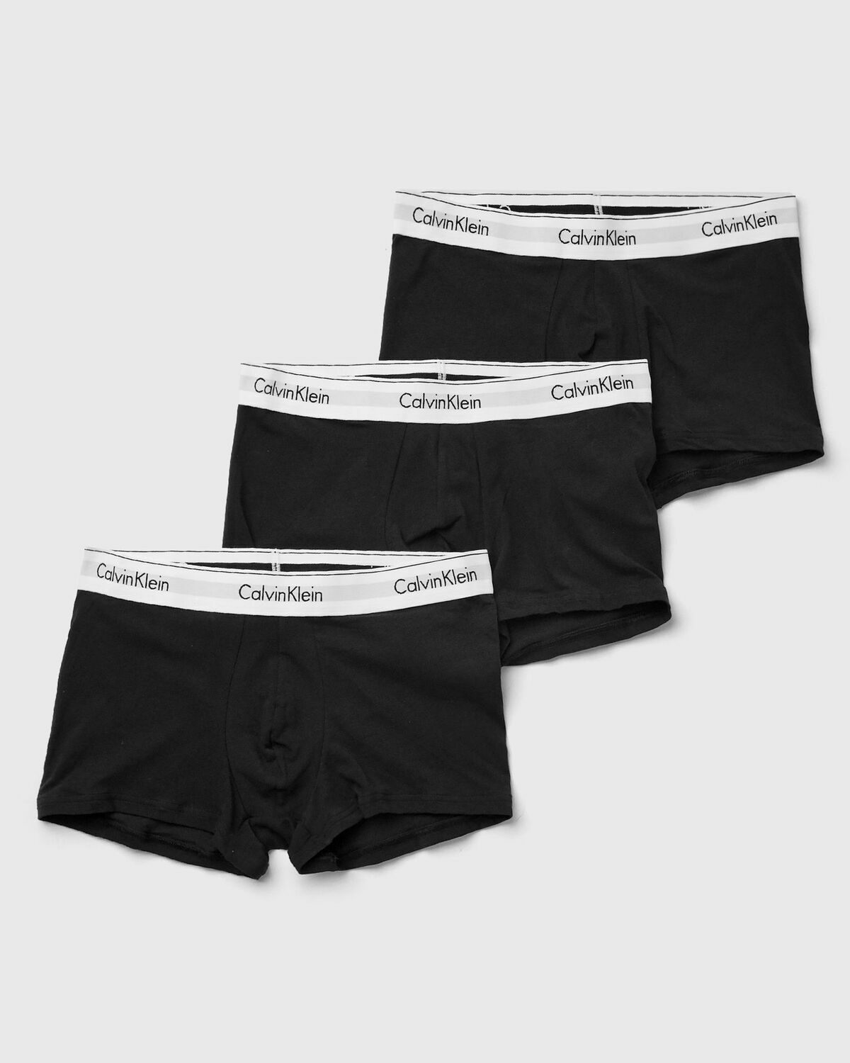 Calvin Klein Underwear Modern Cotton Stretch Trunk 3 Pack Black - Mens -  Boxers & Briefs Calvin Klein Underwear