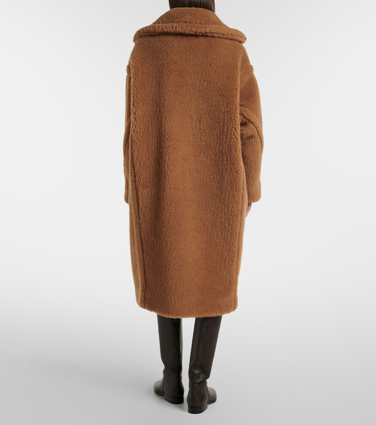 Max Mara Wool and silk teddy coat