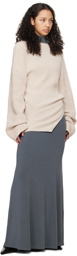 Jade Cropper Beige Asymmetric Sweater