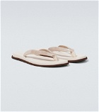 Brunello Cucinelli - Suede thong sandals