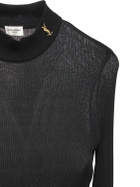 SAINT LAURENT - Silk Knit Top