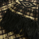 Umbro Men's Checked Knit Scarf in Beige Check 