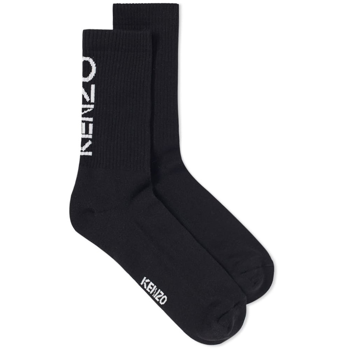 Photo: Kenzo Sports Sock Black