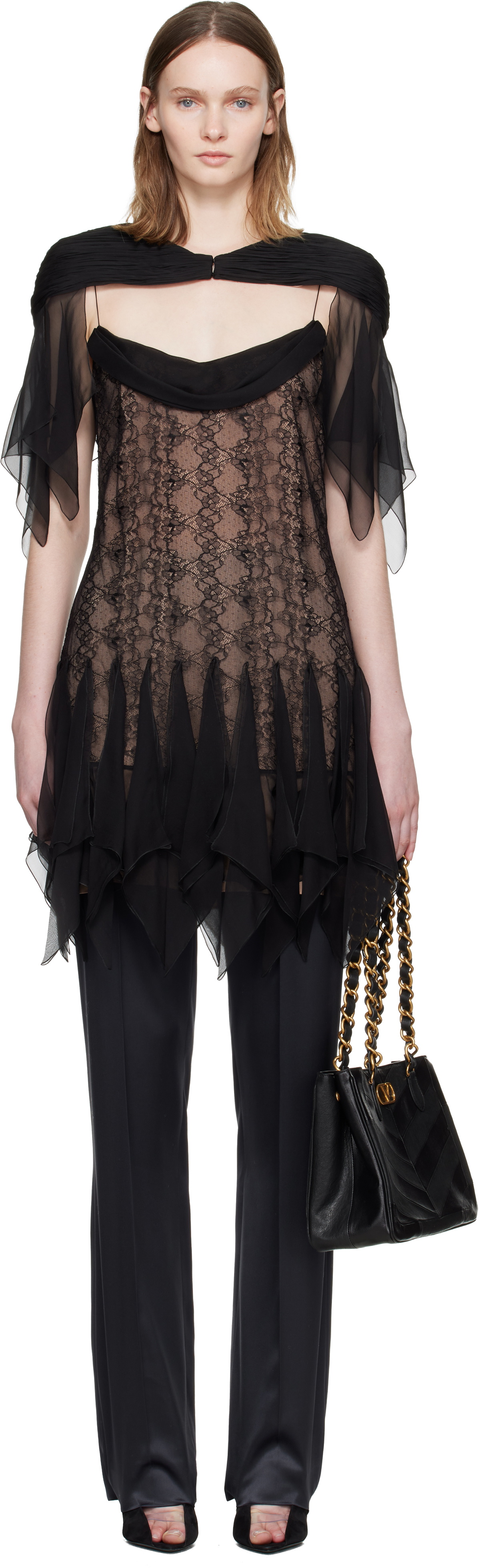 Valentino Black Lace Minidress